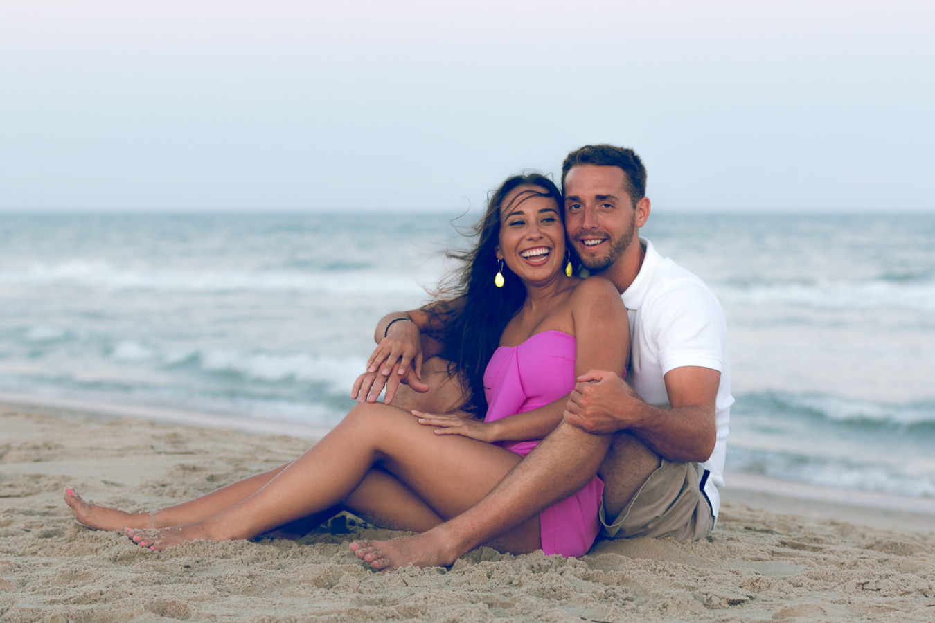 Outer Banks Engagement Portraits by Caroline Jarvis Photography