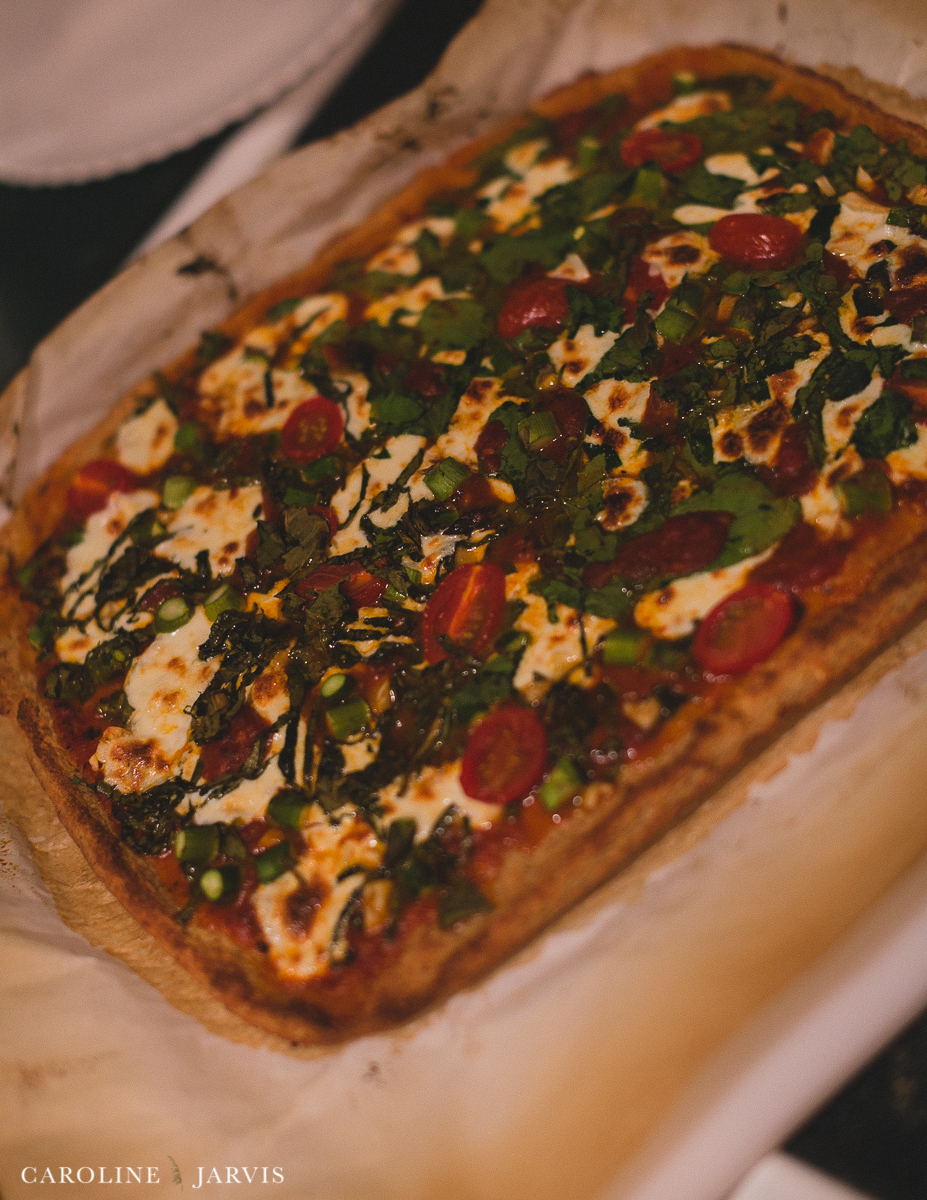 Cauliflower Pizza - Homemade and Gluten Free by Caroline Jarvis Photography