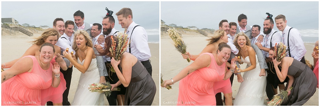 Outer Banks Wedding - Mr. & Mrs. Bicknell - Photography by Caroline Jarvis