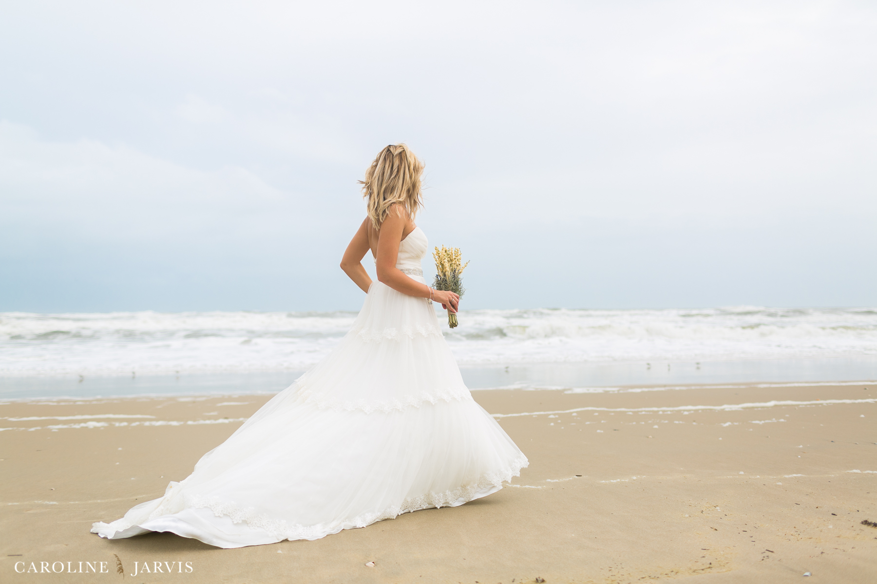 Outer Banks Wedding - Mr. & Mrs. Bicknell - Photography by Caroline Jarvis