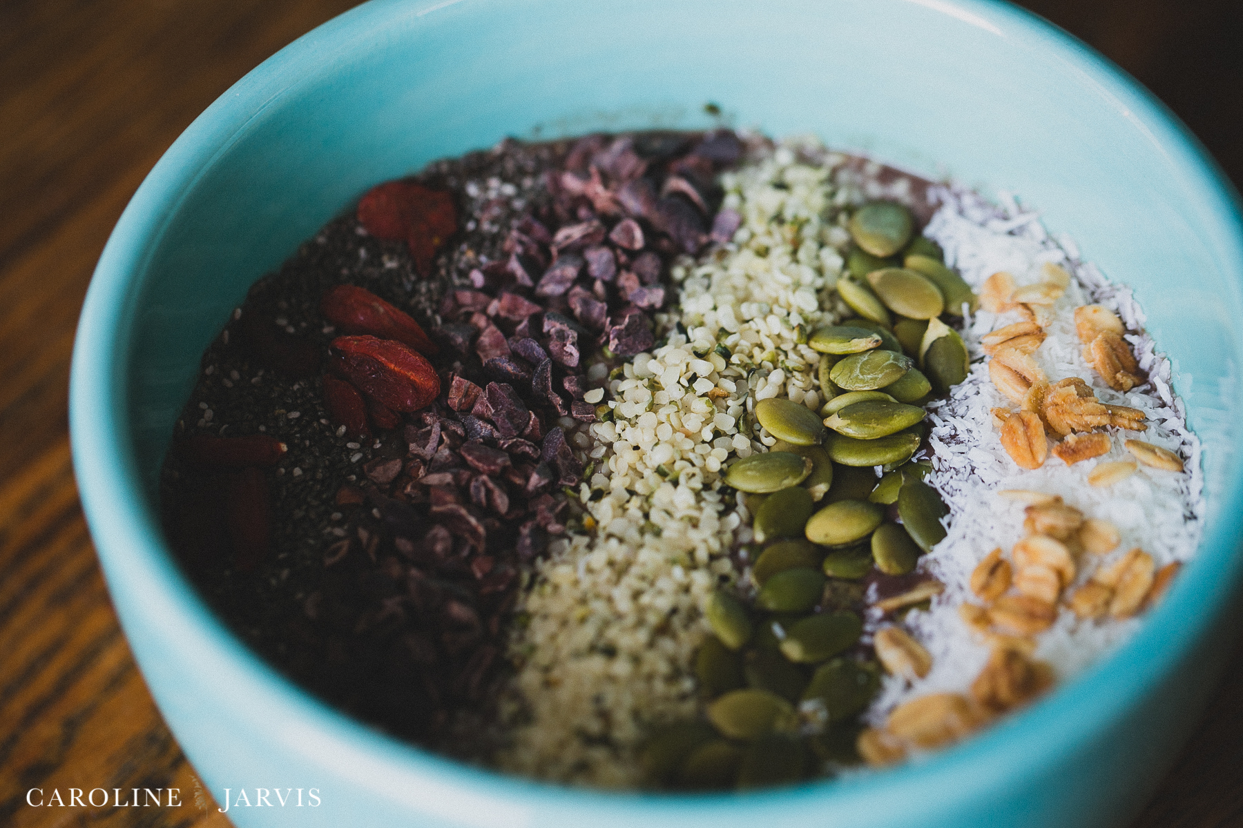 Acai Bowl - Superfood Smoothie by Caroline Jarvis Photography