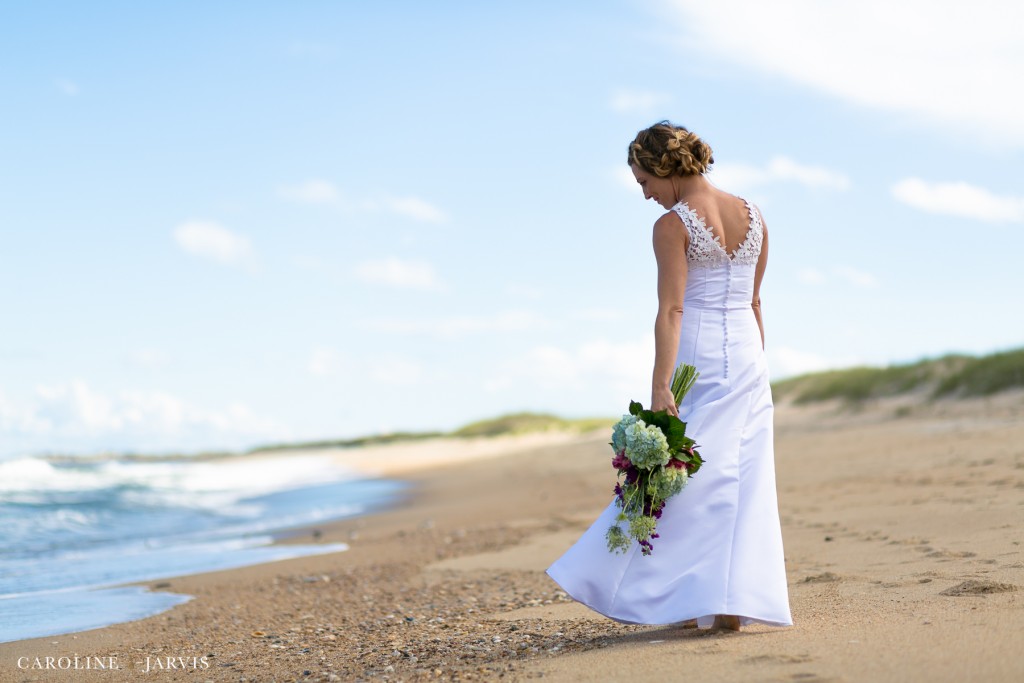 The Outer Banks Bride on Hatteras Island by Caroline Jarvis Photography