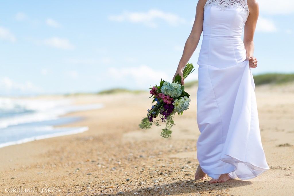 The Outer Banks Bride on Hatteras Island by Caroline Jarvis Photography