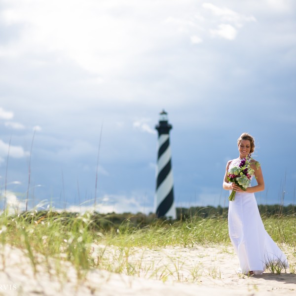 The Outer Banks Bride on Hatteras Island
