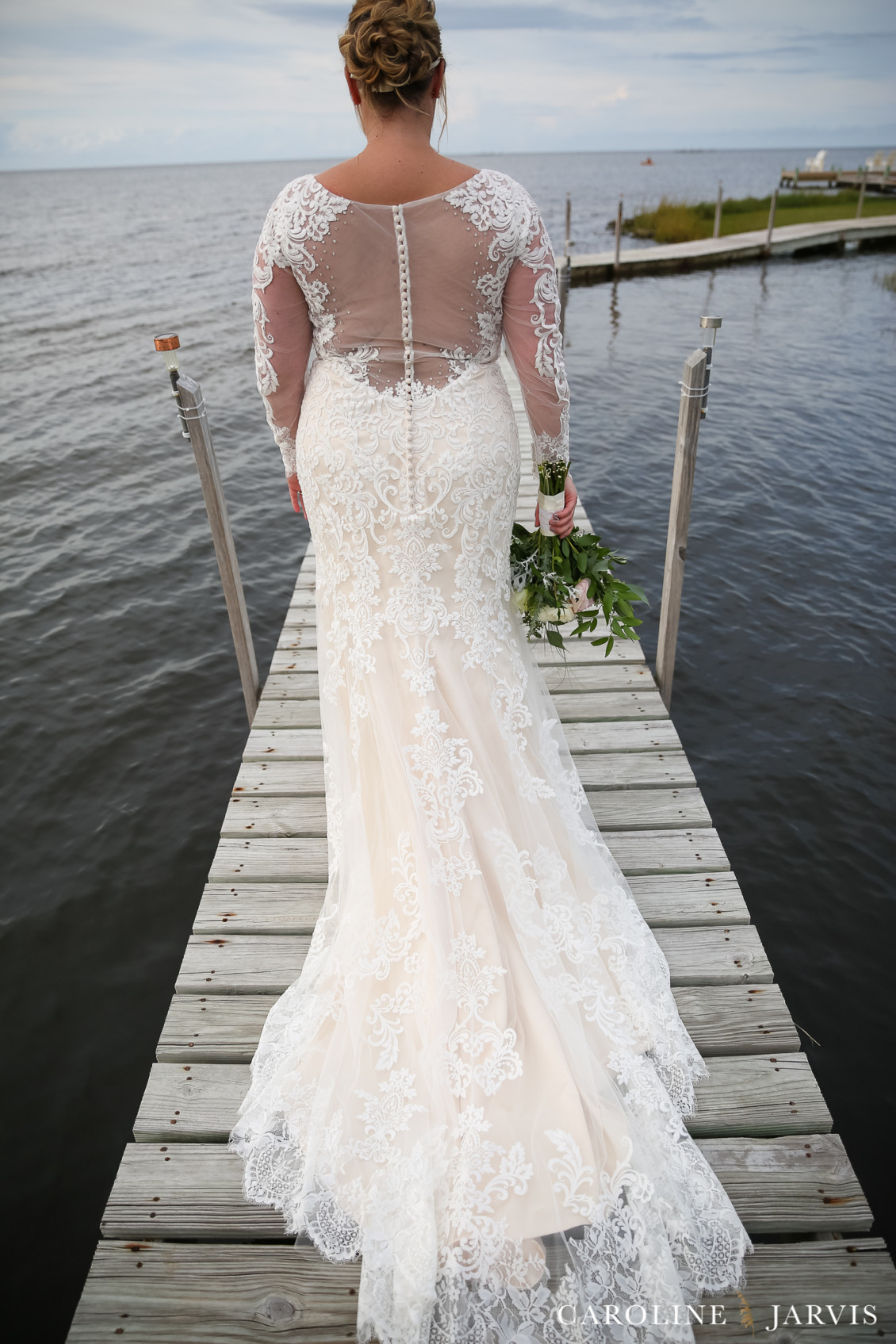The Inn on Pamlico Sound Sunset Wedding by Caroline Jarvis Photography