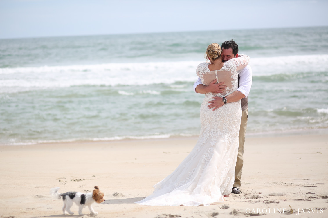 The Inn on Pamlico Sound Sunset Wedding by Caroline Jarvis Photography