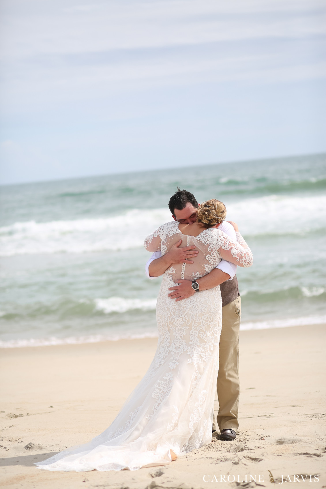 The Inn on Pamlico Sound Sunset Wedding by Caroline Jarvis Photography