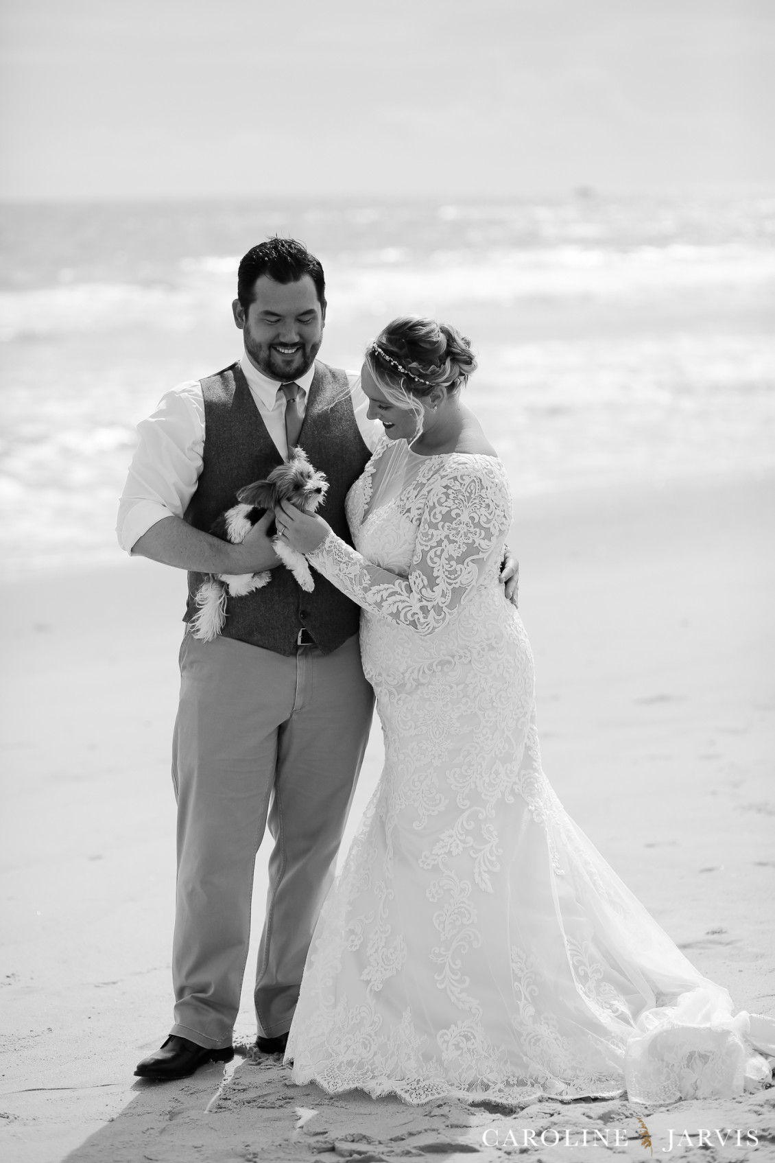 The Inn on Pamlico Sound Sunset Wedding by Caroline Jarvis Photography