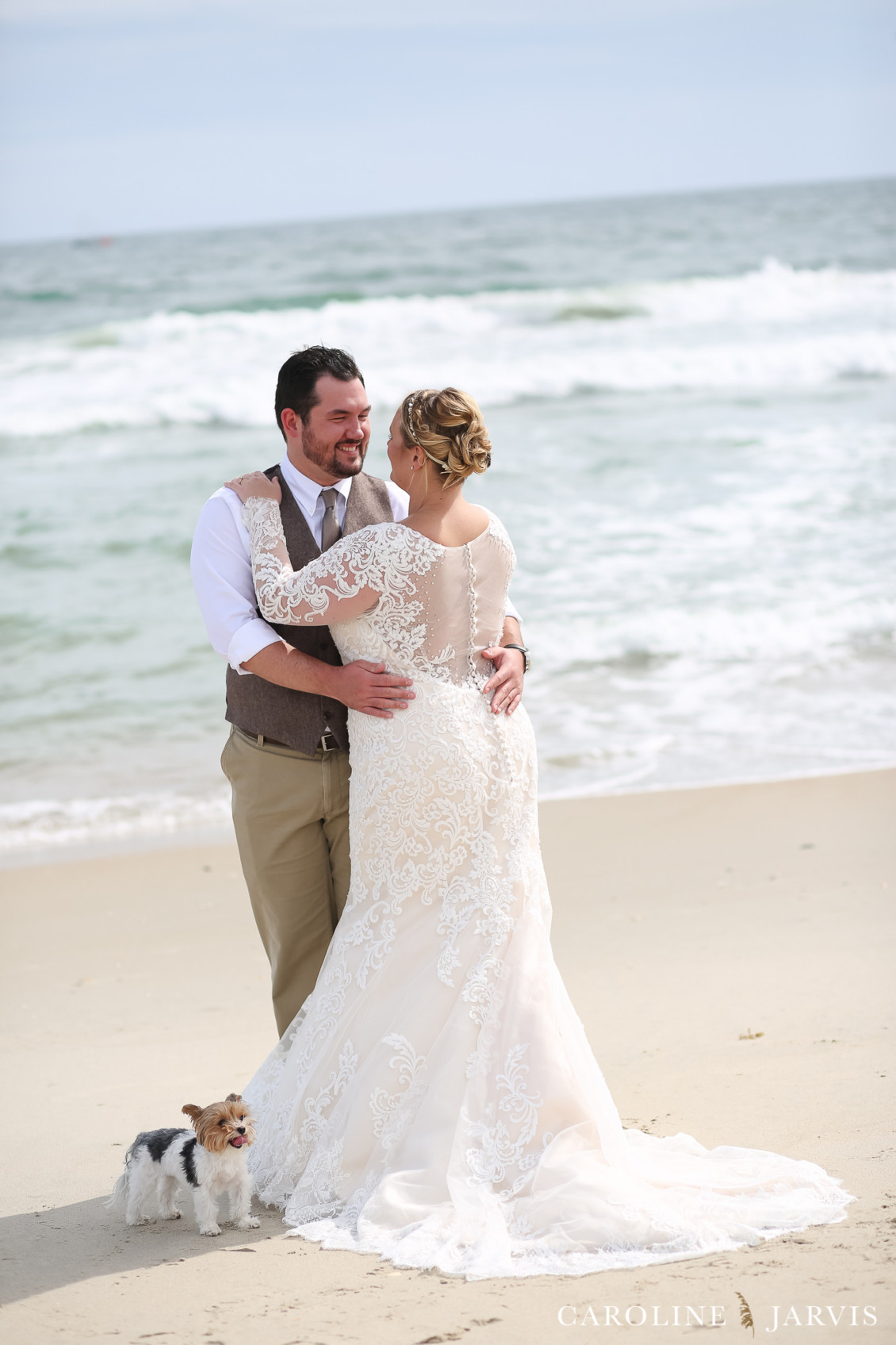 The Inn on Pamlico Sound Sunset Wedding by Caroline Jarvis Photography