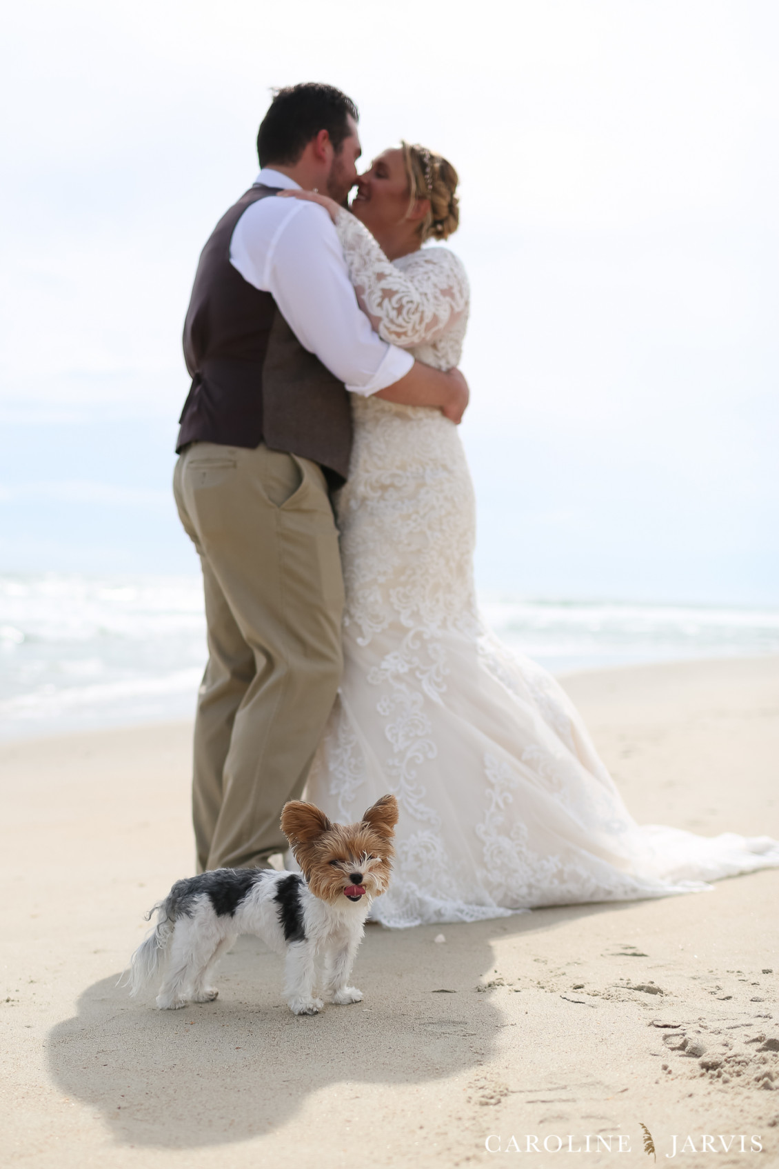 The Inn on Pamlico Sound Sunset Wedding by Caroline Jarvis Photography