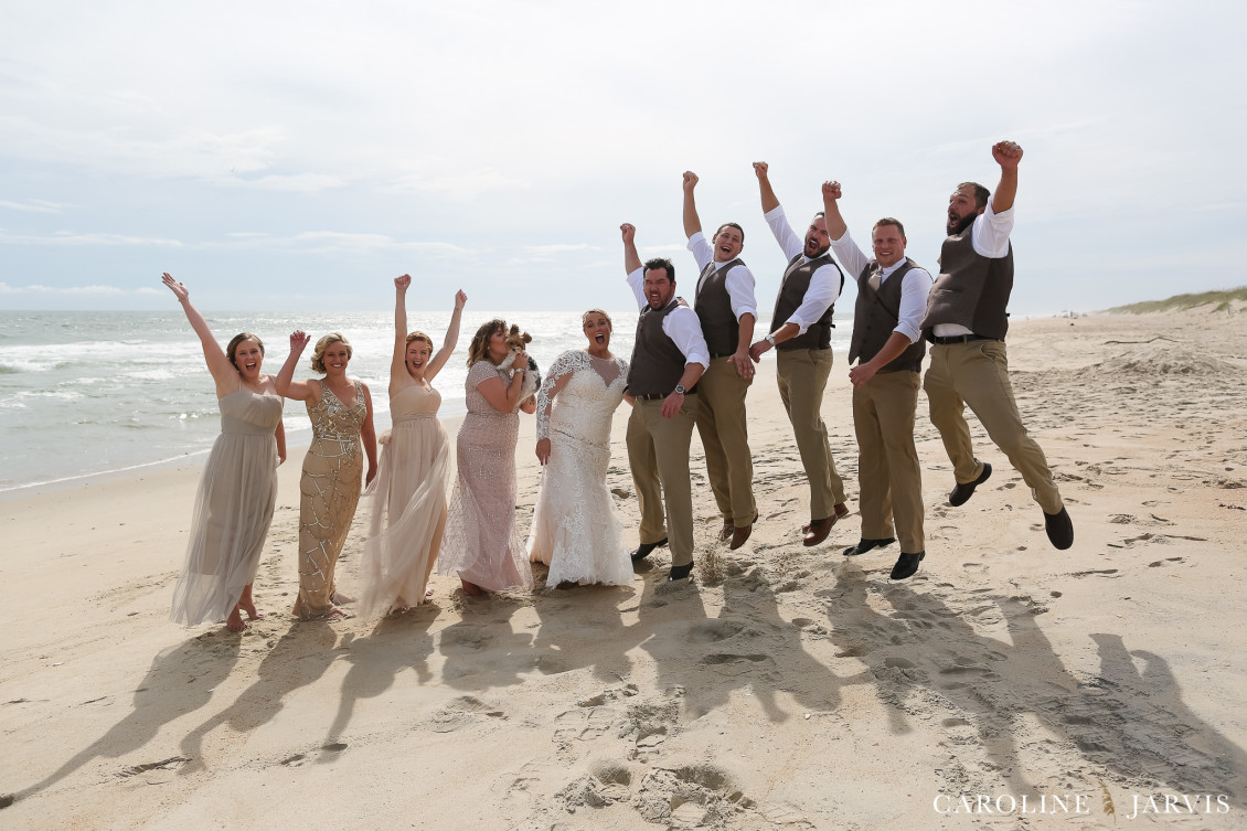 The Inn on Pamlico Sound Sunset Wedding by Caroline Jarvis Photography