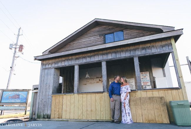 Hatteras Island Engagement Session by Caroline Jarvis Photography