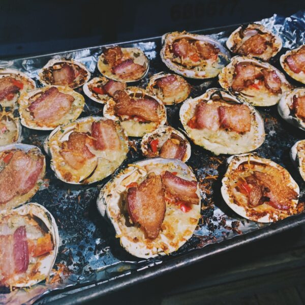 Grilled Clams Casino - Simple & Deeeelicious!!